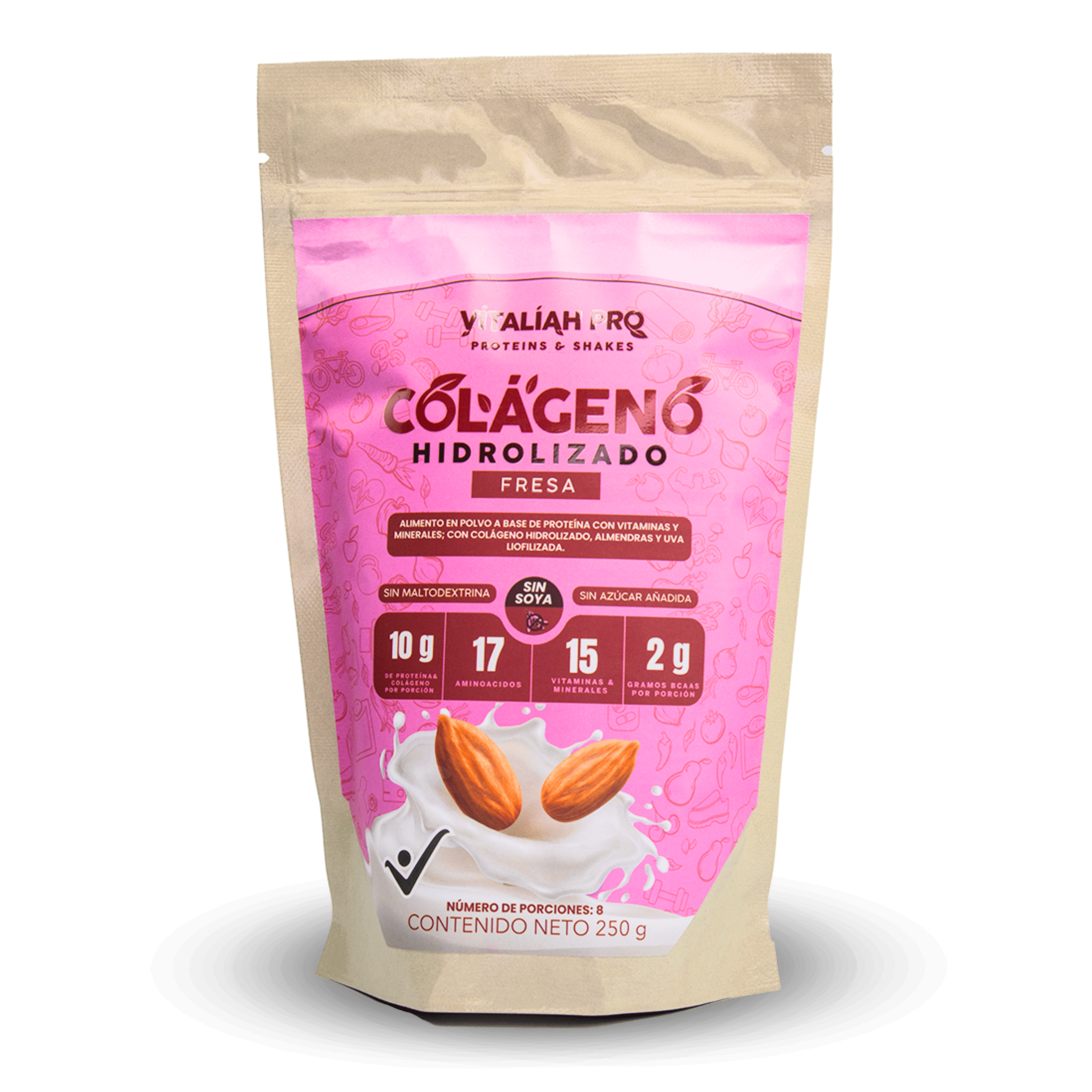 Vitaliah Pro Batido Colageno De Fresa
